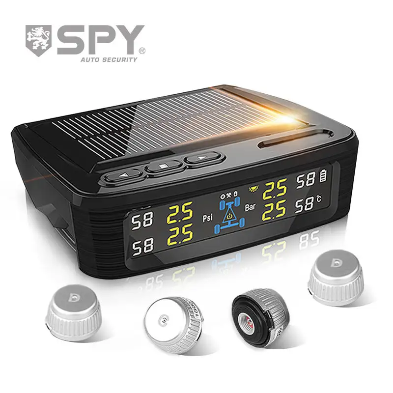 SPY Van Khí Thấp Không Dây Kỹ Thuật Số Cho Xe Hơi Hệ Thống Giám Sát Cảm Biến Đo Áp Suất Lốp Tpms (Tpms)