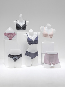 Manichino per Esposizione Abbigliamento Femminile con Set di Dummy per <span class=keywords><strong>Intimo</strong></span> in Plastica, Pantaloncini Bikini in Tessuto Non Tessuto con Logo in Vita, Torso per Indumenti - Product Image 6