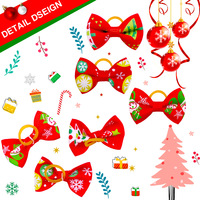 Accessoires de Noël pour animaux de compagnie : Nœuds et décorations de tête pour chiens et chats