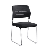 Chaise de bureau rembourrée empilable et pliable pour réunions et formation informatique, chaise moderne pour personnel, mobilier personnalisé, personnalisation, vente en gros