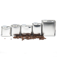 Conteneur à café en gros de 500, 800, 1200 ml, personnalisé, de qualité alimentaire, hermétique, pour l'emballage du café, boîte à café avec valve de dégazage