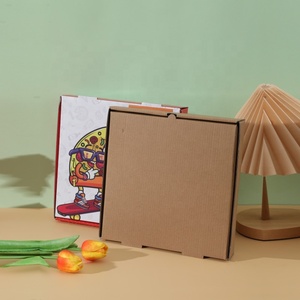 Papel de aluminio desechable comercial al por mayor Pizza 7 8 9 12 pulgadas plegable aislamiento UV comida segura estampado carpetas para extranjeros - Product Image 4