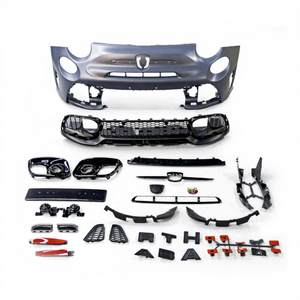 ชุดกันชนวัสดุ PP ใหม่สำหรับ Fiat 500 2015 + S4ปรับขนาด Abarth (EU 2016-2025) พร้อมสลักเกลียวตัดท่อไอเสีย - Product Image 1