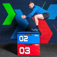 Gimnasio Máquina de fitness en casa Caja de salto 4 en 1 Equipo de entrenamiento de combinación de software Cajas de salto progresivas