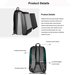 Sac à dos publicitaire mobile lumineux LED, nouvelle vente explosive, publicité mobile, sac à dos scolaire LED, téléphone portable Bluetooth - Product Image 4