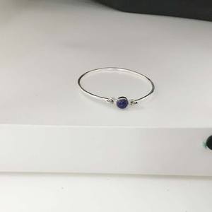 Pulseras hechas a mano de Plata de Ley 925, piedras preciosas de lapislázuli Cab, venta al por mayor en línea, diseño Popular, joyería de moda redonda para mujer - Product Image 4