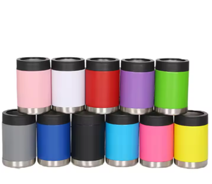 Support de canette de bière isotherme en acier inoxydable de 12 oz, personnalisable avec logo par sublimation - Product Image 2
