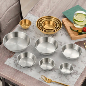 Mini-bols à sauce ronds en acier inoxydable 304, personnalisables, pour assaisonnements, usage domestique, hôtelier, mariages, fêtes, et coupelles à <span class=keywords><strong>sushi</strong></span>. - Product Image 1