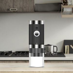Machine à café portable sans fil, rechargeable par USB, avec fonction d'arrêt automatique, design espresso à gravité, bac transparent, pour usage domestique - Product Image 4