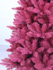 <span class=keywords><strong>Sapin</strong></span> de Noël <span class=keywords><strong>artificiel</strong></span> pré-éclairé Rose Red Aspen/Noble Fir 150cm/180cm/210cm/240cm Haute Qualité Écologique Fonctionnant sur Piles - Product Image 4