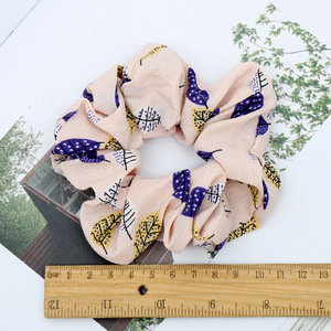 hojas de cintas de pelo de cola de caballo titular <span class=keywords><strong>Scrunchies</strong></span> chica de <span class=keywords><strong>moda</strong></span> diademas de accesorios de pelo de señora - Product Image 4