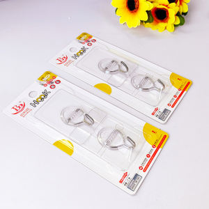 Crochet mural auto-adhésif en plastique transparent OEM Bailiwang pour porte, salle de bain, pot de fleurs, sac - Product Image 6