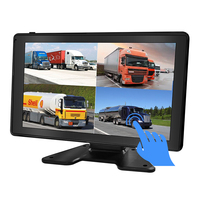 Moniteur DVR 4 canaux avec écran tactile 10,1 pouces, vision nocturne, USB, carte TF, moniteur de voiture quadruple, garantie 1 an pour l'aide au stationnement et à la marche arrière