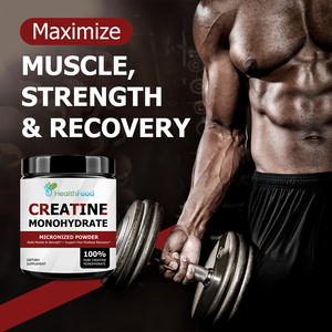 Most Popular Pre Workout Muscle Size Strength Creatine Monohydrate Promotes Muscle Growth and Recovery Herbal <b>supplements</b> - Product Image 5