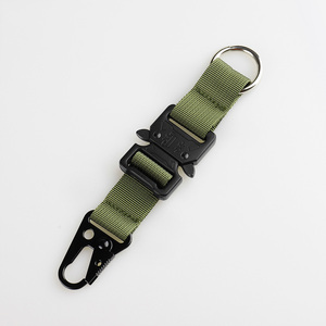 Moschettone Tattico Luger per Campeggio Outdoor, Catena MOLLE in Nylon, Portachiavi, Moschettone da Arrampicata, Gancio a Becco d'Aquila per <span class=keywords><strong>Caccia</strong></span> - Product Image 1
