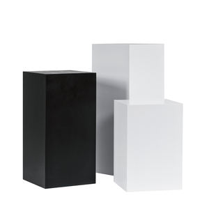 Présentoir de vitrine de magasin de vêtements, présentoir de chaussures, forme carré<span class=keywords><strong>e</strong></span> avec fleurs, Table de décoration de vitres de mariage - Product Image 3