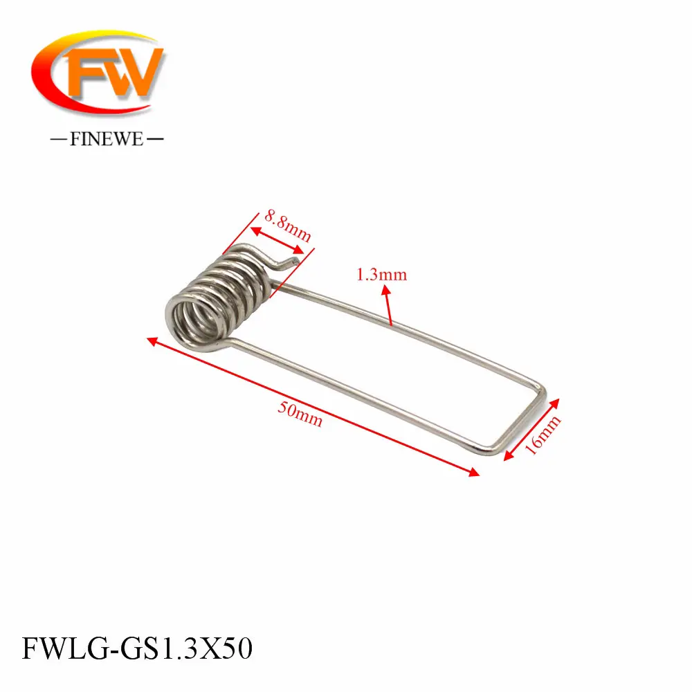 Finewe Vernikkelde 50Mm Veerplaat Vaste Veerklemmen Voor Led Plafondverlichting