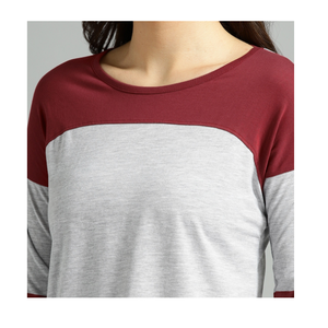 เสื้อยืดแขนสั้นมีสไตล์สำหรับผู้หญิงมีโลโก้ตามสั่งในการไล่ระดับสีที่แตกต่างกันการตกแต่งด้วยกระดุมที่เป็นมิตรต่อสิ่งแวดล้อม - Product Image 4