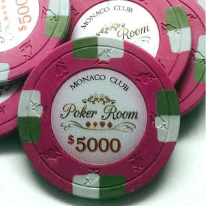 <b>Poker</b> <b>Chips</b> Lounge Monaco Club Professional Players <b>Set</b> High Quality 13.5 Gram Clay with Tray and Manual Fulfillment on Shopify - Product Image 4