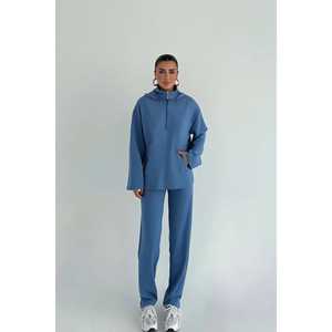 Ensemble de survêtement pour garçons Indigo Naerys, design personnalisé, coupe-vent, respirant, imprimé, pour le jogging d'hiver, avec fermeture éclair et logo - Product Image 2