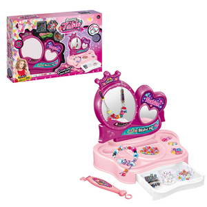 Ensemble de maquillage interactif <span class=keywords><strong>pour</strong></span> filles, kit de fabrication de bijoux en <span class=keywords><strong>perles</strong></span> de luxe, kit complet de déguisement DIY <span class=keywords><strong>pour</strong></span> jeux de simulation <span class=keywords><strong>créatifs</strong></span> - Product Image 5