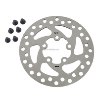Disco de Freno de 120 mm con 5 Orificios para Reparación de Patinete Eléctrico Xiaomi m365 Pro Pro2, Repuestos