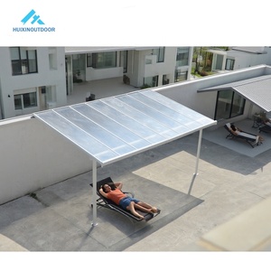 Protección UV respetuosa con el medio ambiente, cobertura <span class=keywords><strong>de</strong></span> sombra, ahorro <span class=keywords><strong>de</strong></span> energía, cubierta <span class=keywords><strong>de</strong></span> policarbonato para patio exterior, toldo parasol <span class=keywords><strong>de</strong></span> aluminio - Product Image 2
