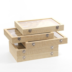 Venta directa y al por mayor <span class=keywords><strong>de</strong></span> cajas <span class=keywords><strong>de</strong></span> joyería <span class=keywords><strong>de</strong></span> lino vintage, estuches <span class=keywords><strong>de</strong></span> almacenamiento, pendientes, bandejas <span class=keywords><strong>de</strong></span> exhibición, cubiertas antipolvo - Product Image 1