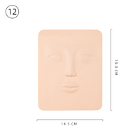 Peaux d'entraînement 3D pour microblading, maquillage permanent et tatouage, pour sourcils, lèvres et yeux, accessoires et fournitures