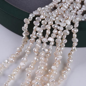 Limited Time Promotion 5-6mm Double-Sided Natural Freshwater Pearl Necklace <b>Bracelet</b> Loose <b>Beads</b> for DIY Bald Hole Scattered - Product Image 5