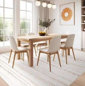 Tapis moderne Tapis <span class=keywords><strong>de</strong></span> salon 5x7 lavable PET friendly réversible résistant aux taches tapis chambre <span class=keywords><strong>salle</strong></span> <span class=keywords><strong>de</strong></span> <span class=keywords><strong>jeux</strong></span> <span class=keywords><strong>salle</strong></span> à manger <span class=keywords><strong>maison</strong></span> - Product Image 3