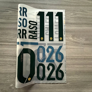Adesivi personalizzati per numeri di trasferimento termico della stampa di <span class=keywords><strong>calcio</strong></span> per lettere e numeri di maglia della camicia - Product Image 4