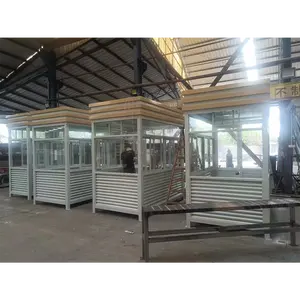 Tiny House Prefab Guard Office Movable Booth In Parking Lot
