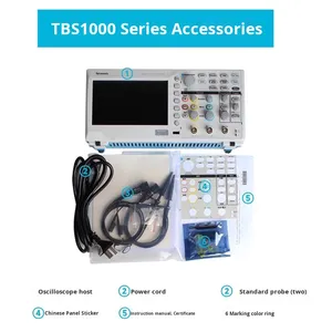 ออสซิลโลสโคปดิจิตอล Tektronix TBS1102X แบบสองช่องสัญญาณ 100 MHz อุปกรณ์ทดสอบแบบพกพาสำหรับห้องปฏิบัติการ - Product Image 3