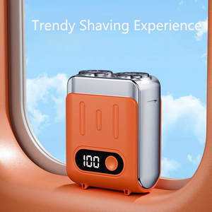 वाणिज्यिक जुड़वां ब्लेड नीले चेहरे saverrzor रिचार्जेबल इलेक्ट्रिक शेवर घरेलू आरवी होटल यात्रा - Product Image 4