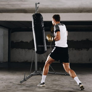 Single Heavy-Duty <strong>Boxing</strong> Station with Punch <strong>Bag</strong> Wall Bracket Steel Mount Punching <strong>Bag</strong> Hanging Stand Fitness <strong>Boxing</strong> <strong>Frame</strong> - Product Image 6