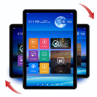 Moniteur d'appui-tête de voiture IPS 13,5 pouces Android 2+32G avec support rotatif USB ultra-fin