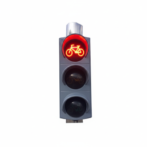 100 mm <b>Bicycle</b> Design LED Traffic <b>Light</b> Plastic Signal for Roadway Application - Product Image 2