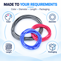 Cordon d'étanchéité en silicone personnalisé OEM, bande de caoutchouc ronde flexible pour joints d'équipements industriels et fourniture sous marque privée