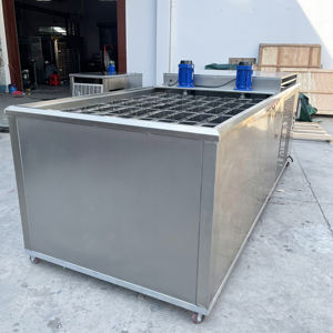 3T /24 H 40 PCS / 4 H 25 KG Cada Fábrica de hielo Fabricación de ladrillos de hielo de refrigeración por aire de alta calidad/Máquina para hacer bloques de hielo - Product Image 3