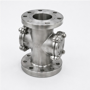 Vanne de régulation de pression à double fenêtre à bride Sealmech en acier au carbone WCB CF8 Classe 150 avec regarderette en acier inoxydable - Product Image 6