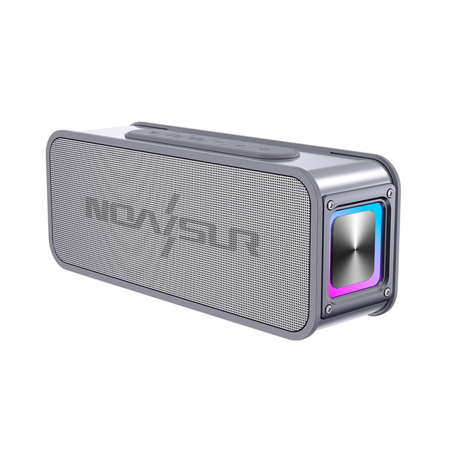 Outdoor 40W for Bluetooth 5.3 Speaker with HD Stereo Sound Waterproof RGB Light Supports TF Card AUX USB for Home Theatre Use