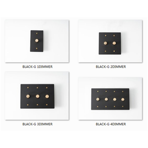 2way <span class=keywords><strong>Dimmer</strong></span> <span class=keywords><strong>110V</strong></span> tiêu chuẩn Mỹ <span class=keywords><strong>LED</strong></span> 50W 250W Brass Bảng điều chỉnh Knurled Knob 60Hz - Product Image 2