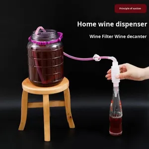 Self-Priming Automatic <b>Wine</b> Siphon Pourer Home <b>Wine</b> Filter Jar with Liquor <b>Pump</b> Plastic <b>Wine</b> Jar Pourer Tool - Product Image 6