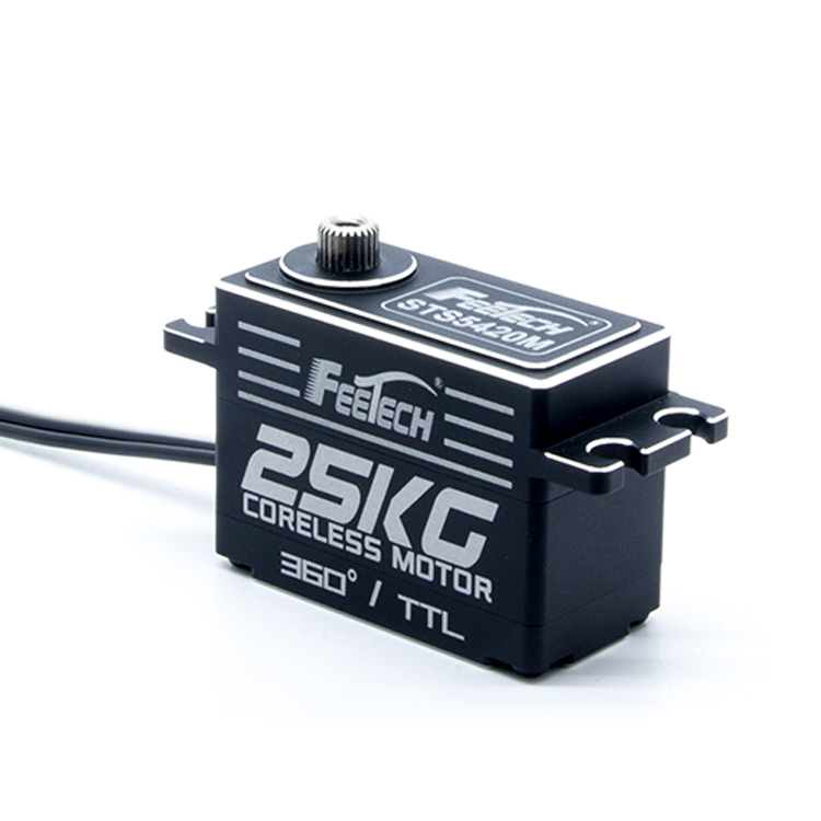 7,4 V 25 кг, коррозийных свойствах, стальные шестерни 360 градусов Магнитный энкодер измельчитель одиночного вала серийный автобус Servo для AGV робот