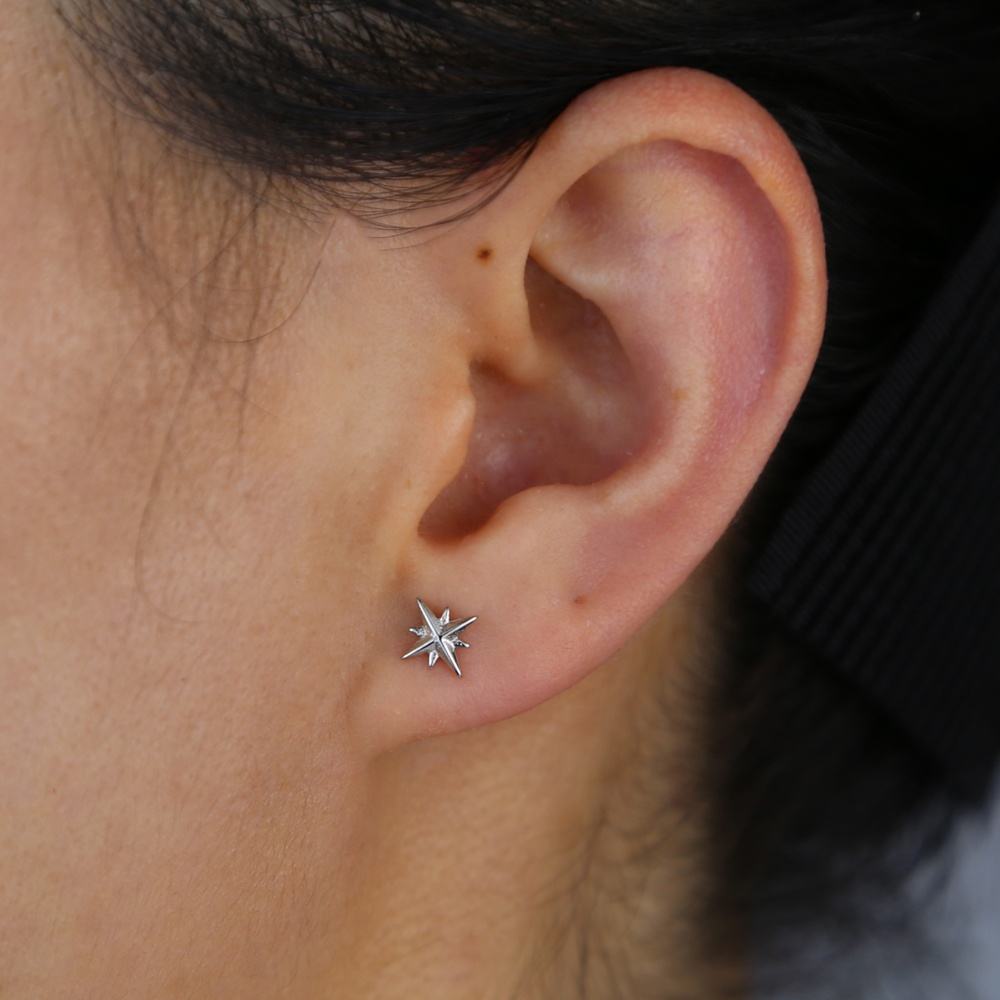 Sterling Silver Stud Earrings Sterling Silver