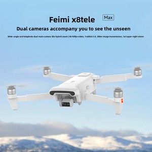 Drone Fimi X8 <span class=keywords><strong>Tele</strong></span> Max avec caméras principales grand angle, zoom 4K, prise de vue de nuit, diffusion vocale, photographie aérienne 4G, en plastique - Product Image 3