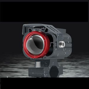 Projecteur de <span class=keywords><strong>phare</strong></span> <span class=keywords><strong>LED</strong></span> pour <span class=keywords><strong>moto</strong></span> MOTERCROSS, lentille de projecteur, feu antibrouillard, lampe auxiliaire électrique supplémentaire 12-80V A-CLASS pour VTT - Product Image 4