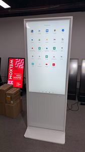 Trong nhà dọc LCD hiển thị quảng cáo thiết bị dọc kỹ thuật số biển hiển thị Totem LCD màn hình <span class=keywords><strong>kiosk</strong></span> là viết tắt của Mall - Product Image 6