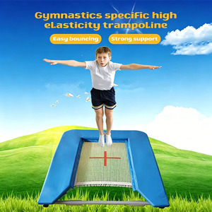 Mini <span class=keywords><strong>trampoline</strong></span> de fitness pour enfants avec rembourrage de sécurité, mini-<span class=keywords><strong>trampoline</strong></span> professionnel pour la gymnastique, équipement d'entraînement au saut pour l'école - Product Image 1